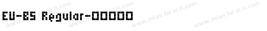 EU-B5 Regular字体转换